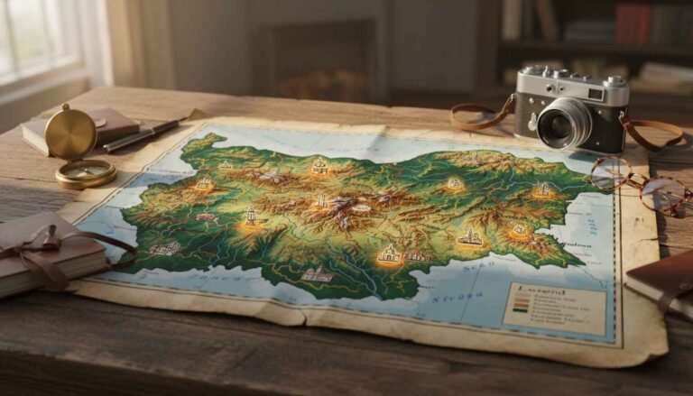 best places to visit in bulgaria map