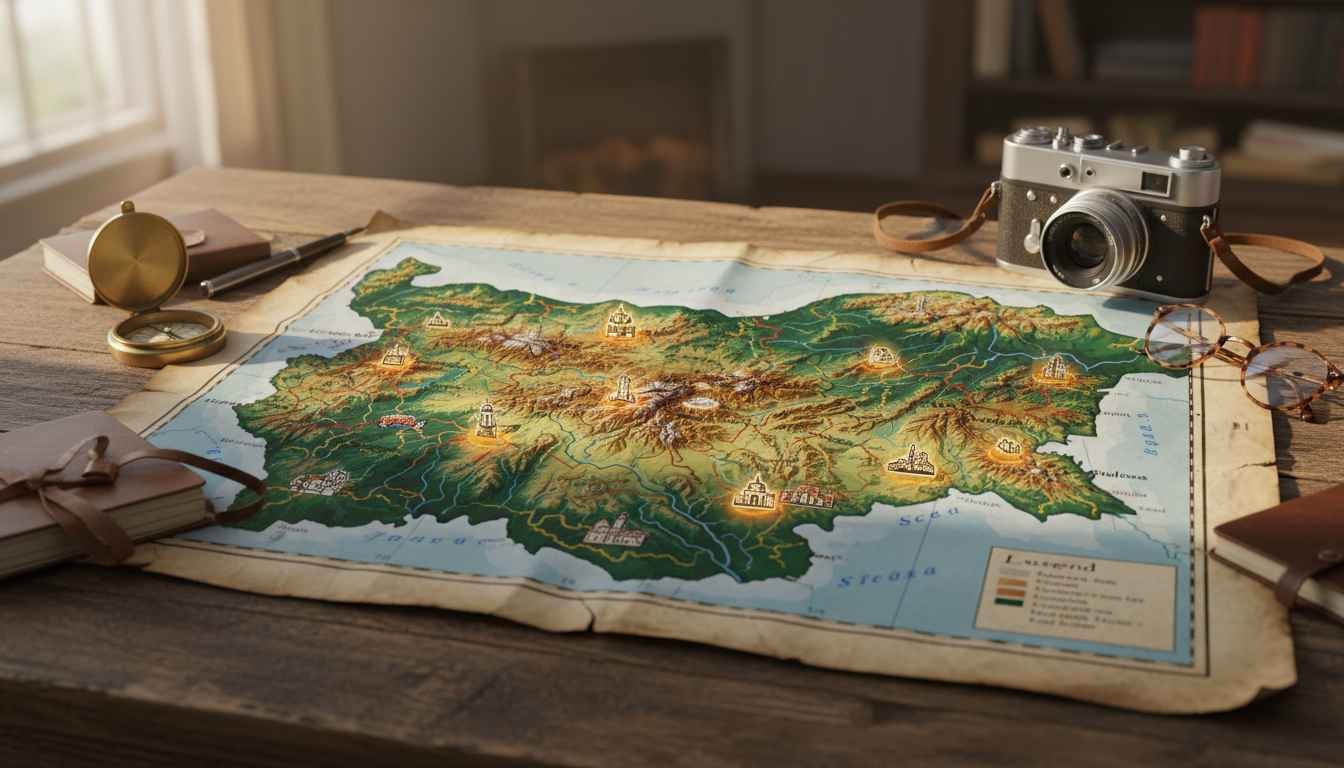 best places to visit in bulgaria map