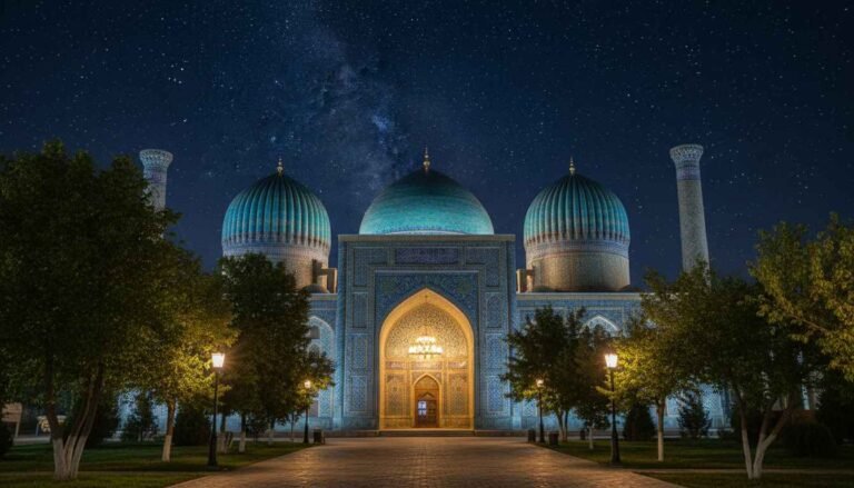 places to visit in tashkent at night